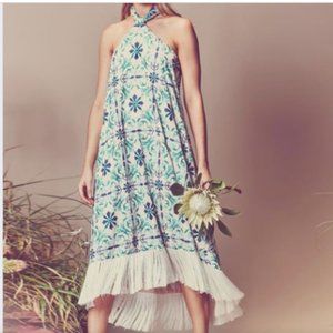 Mestiza New York Pamplona tile fringe midi…